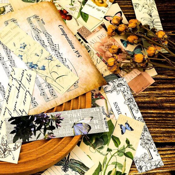 30 Pieces Paper Bookmarks for Book Lovers - Vintage Aesthetic Simple Style Cute - Picture 6 of 7